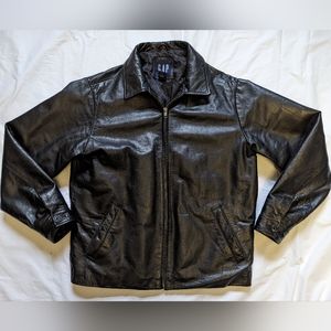 Gap Leather Jacket - Black size M